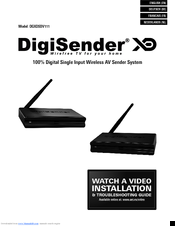 DigiSender DGXDSDV111 Installation And Troubleshooting Manual