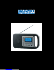 Daewoo DRP-121 Instruction Manual