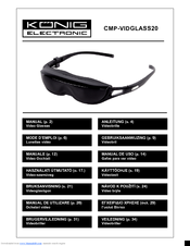 Konig CMP-VIDGLASS20 Manual