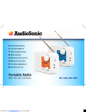 AudioSonic RD-1547 Instruction Manual