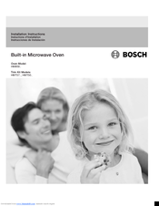 Bosch HMT50 Installation Instructions Manual