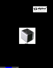 Alpina SF-7637 Instructions For Use Manual