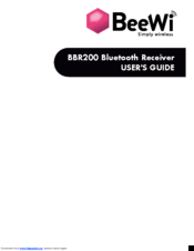 BeeWi BBR200 User Manual