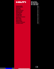 Hilti SF 8-A22 Operating Instructions Manual