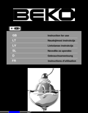 Beko HSA 24531 Instructions For Use Manual