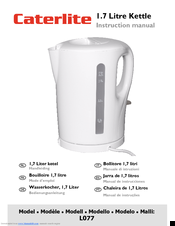 Caterlite L077 Instruction Manual