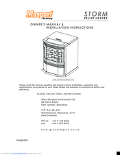 Masport STM00739 Owners Manual Instructions