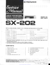 Pioneer SA-8500 2 Manual