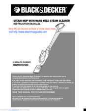 Black & Decker BDH1850SM Instruction Manual
