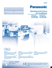 Panasonic CS-HE12JKE Operating Instructions Manual