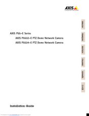 Axis P5532-E Installation Manual