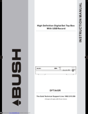 Bush DFTA45R Instruction Manual