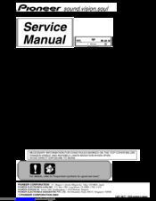 Pioneer DVR-A08XLC Service Manual