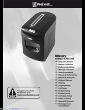 Rexel Mercury RES1223 Instruction Manual