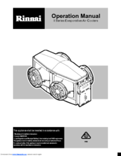 Rinnai I10 Operation Manual