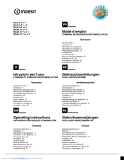 Indesit BIAA 3x F x Y Operating Instructions Manual