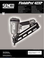 Senco FinishPro 42XP Operating	 Instruction