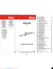 VALERA DIGICURL 641 Series Original Instructions Manual
