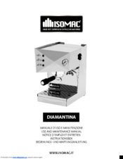 Isomac DIAMANTINA Use And Maintenance Manual