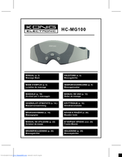 Konig HC-MG100 Manual