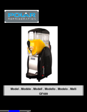 Polar Refrigeration GF489 Instruction Manual
