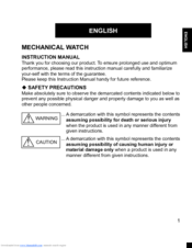 Orientalert DW 48D Instruction Manual