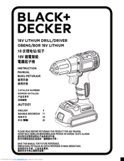 Black & Decker AUTO01 Instruction Manual