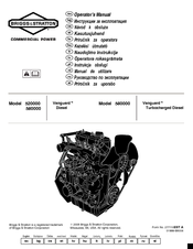Briggs & Stratton Vanguard 520000 Operator's Manual