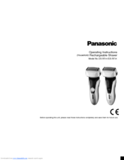 Panasonic ES-RF41 Operating Instructions Manual