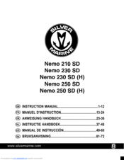 Silver Marine Nemo 210 SD Instruction Manual