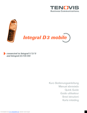 Tenovis Integral D3 mobile Quick Manual