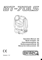 Briteq BT-70LS Operation Manual