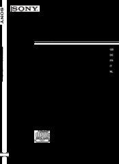 Sony CDX-M730 Operating	 Instruction