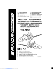 Sandri Garden HTG 26/55 Instruction Manual