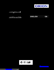 Orion OB?-24W User Manual