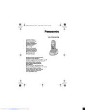 Panasonic KX-TCA121EX Installation Manual