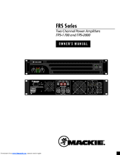 Mackie FRS2800 Manuals | ManualsLib