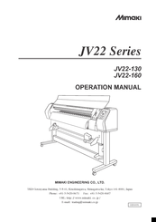 MIMAKI JV22-160 Operation Manual