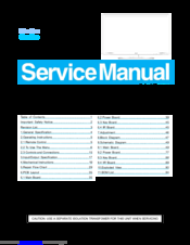 AOC LE32K1D7 Service Manual