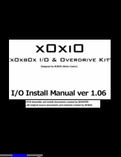 XOXBOX XOXIO I/O Install Manual