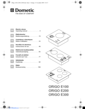 Dometic ORIGO E300 Operating Manual