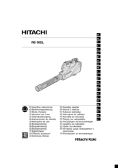 Hitachi RB 36DL Handling Instructions Manual