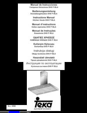 Teka DHX P ISLA Instruction Manual