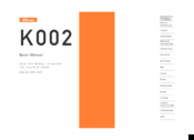 AU K002 Instruction Manual