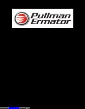 pullman Ermator w350 Operation Instructions Manual