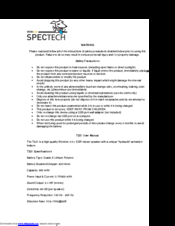 Spector&Co t221 User Manual