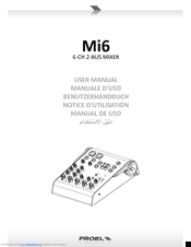 PROEL Mi6 User Manual