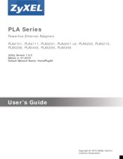 ZyXEL Communications PLA5206 V2 User Manual