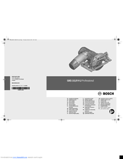 Bosch GKS 10 Original Instructions Manual