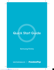 Samsung Victory Quick Start Manual